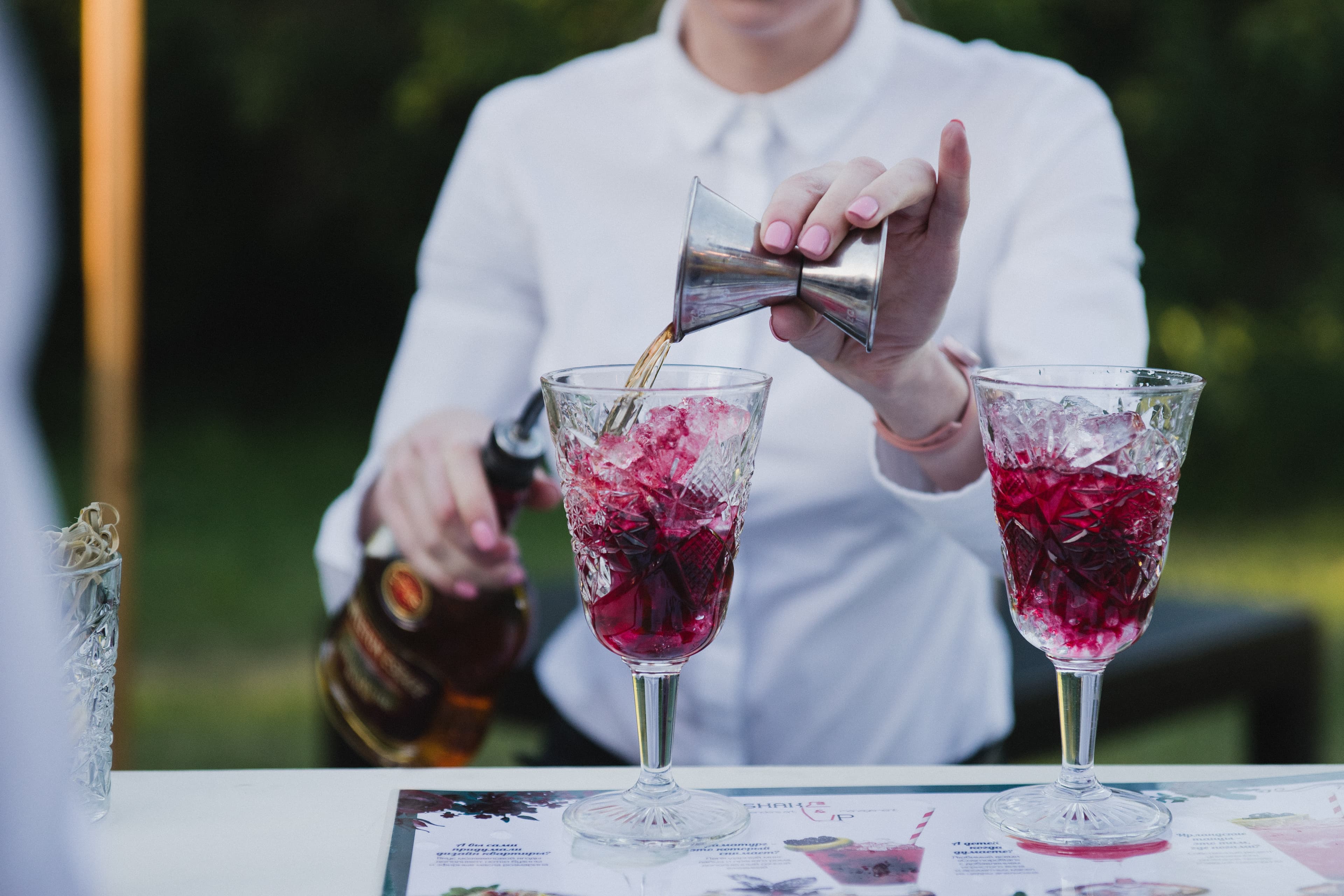 Outdoor gathering at Willow Pond Venue