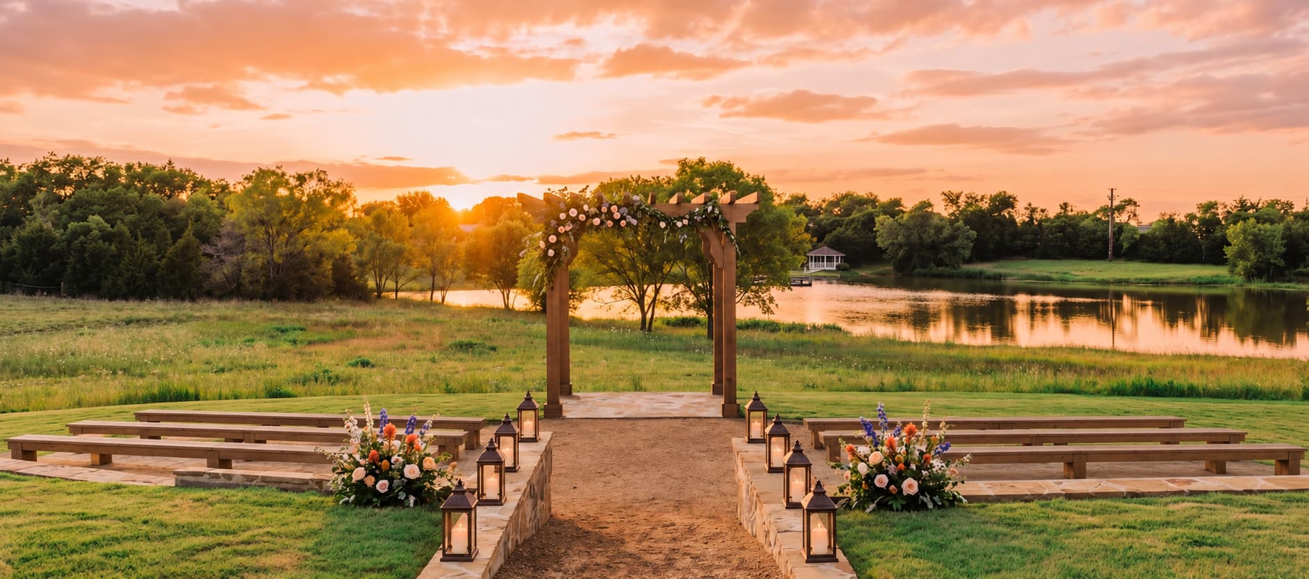 Willow Pond Venue waterfront property in Princeton, Texas